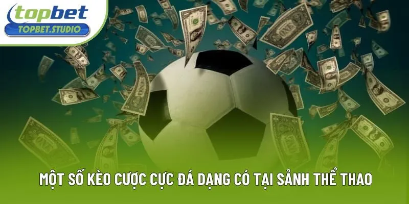 Một số kèo cược cực đá dạng có tại sảnh thể thao